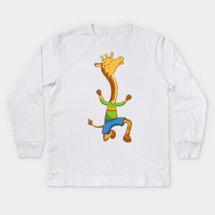 Happy Little Friends #7 Kids Long Sleeve T-Shirt